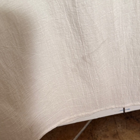 Anthropologie Cream White Maxi Dress Black Embroidery - Picture 12 of 12